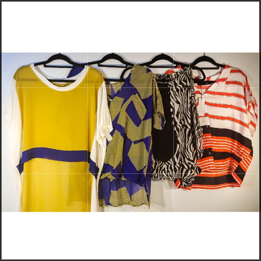 NEW! Spring Workwear Casual Tops (Lot of 4)